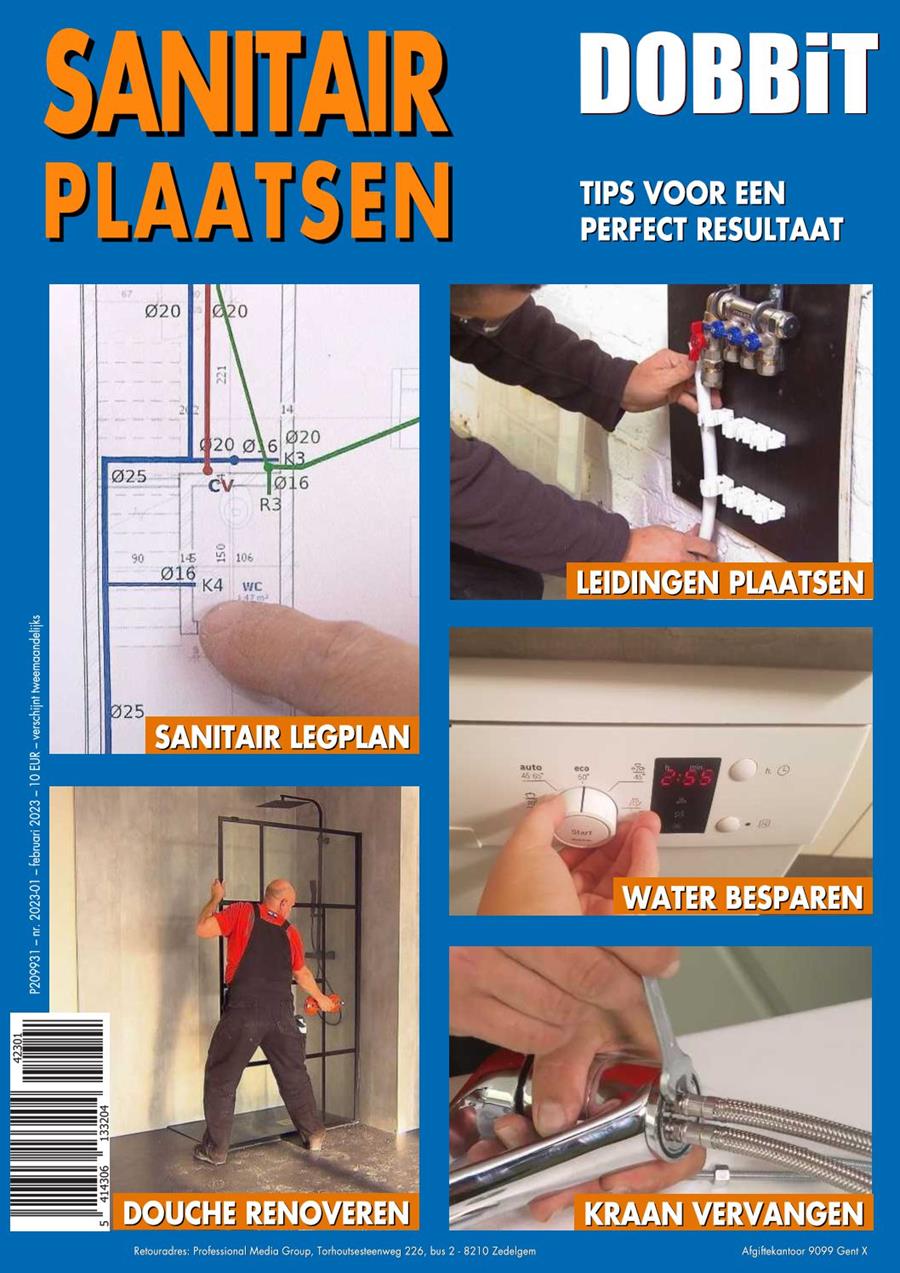 sanitair plaatsen